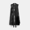 Coach Embellished Dress In Black