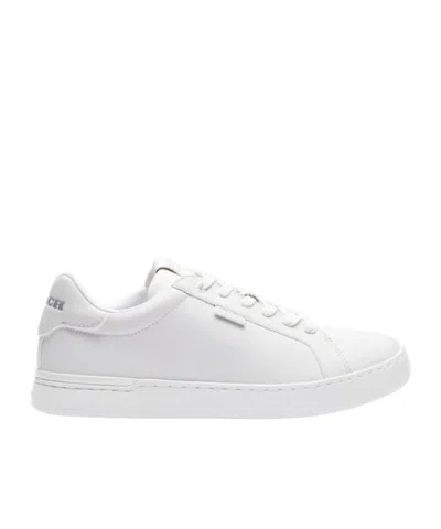 Coach Embossed-logo Low-top Sneakers In White