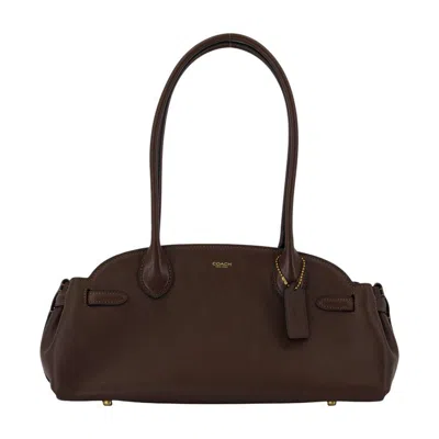 Coach Empire Carryall 34 Shoulder Bag In Brown