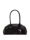 Coach Empire Leather Key-charm Tote Bag In Brown