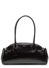 Coach Empire Leather Shoulder Bag In Black