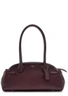Coach Empire Leather Shoulder Bag In Burgundy