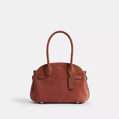 Coach Empire Weiche Carryall 21 In Brown
