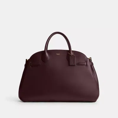 Coach Empire Weiche Carryall 48 In Red