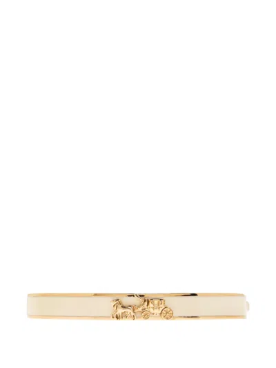 Coach Equestrian-motif Bracelet In Neutral