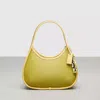 Coach Ergo Shoulder Bag In Topia Leather In Lime Green/sunflower