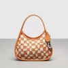 Coach Ergo Bag In Wavy Checkerboard Upcrafted Leather In Brown