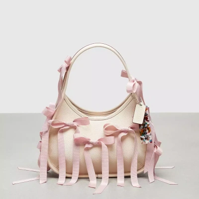Coach Ergo Bag With Bows All Over In Cloud