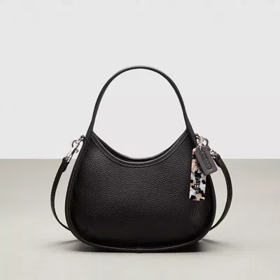 Coach Ergo Bag With Crossbody Strap In Pebbled Topia Leather In Black