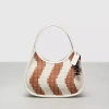 COACH ERGO BAG WITH WAVY STRIPE UPCRAFTED LEATHER SEQUINS
