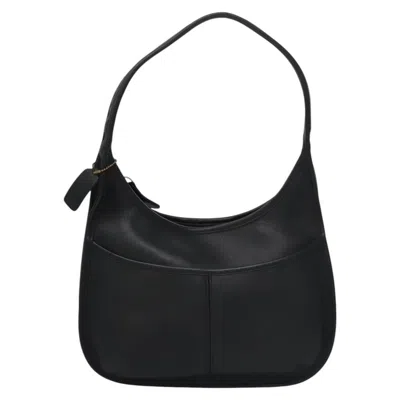 Pre-owned Coach Ergo Leather Shoulder Bag () In Black