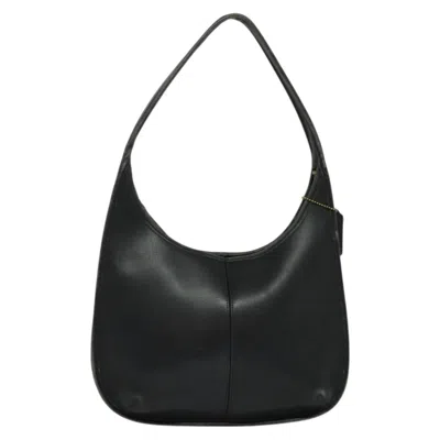Pre-owned Coach Ergo Leather Shoulder Bag () In Black