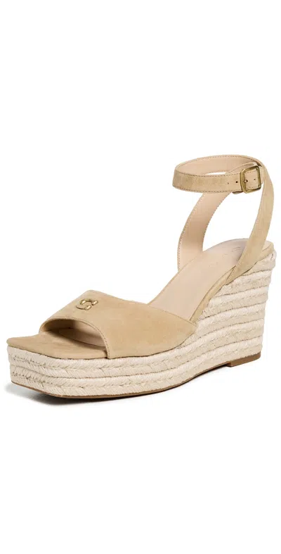 Coach Espadrille Wedges Sand