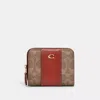 Coach Billfold Wallet In Brass/tan/rust