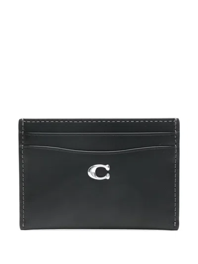 Coach Essential Card Holder In Black