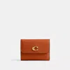 Coach Essential Card Holder Wallet In Brown
