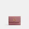 Coach Essential Card Holder Wallet In Pink