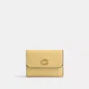 Coach Essential Card Holder Wallet In Yellow