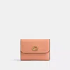 Coach Essential Card Holder Wallet In Orange