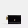 Coach Essential Flap Card Case With Charms In Multi