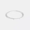 Coach Essential Hinged Bangle In Silver