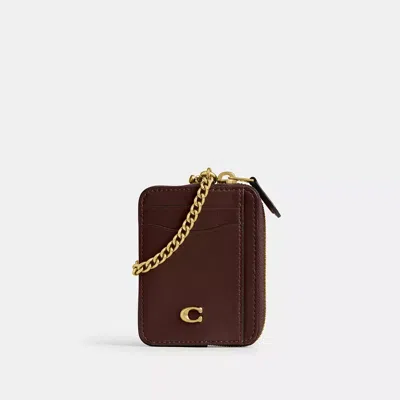 Coach Essential Kartenetui Mit Kette