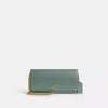 Coach Essential Long Wallet On A Chain In Green