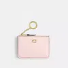 Coach Essential Mini Skinny Id Case In Brass/blush