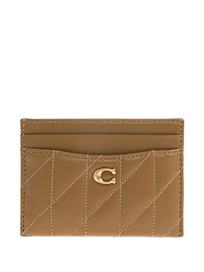 Coach Essential Quilted Cardholder In Black