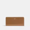 Coach Essential Skinny Wallet In Brass/honey Brown