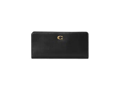 Coach Essential Skinny Wallet Wallet Handbags Black: One Size