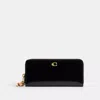 Coach Essential Slim Accordion Zip Wallet With Charms In Multi