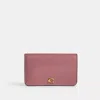 Coach Essential Slim Card Case In Pink