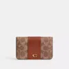 Coach Essential Slim Card Case In Signature Canvas In Multi