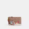 Coach Essential Small Wristlet In Signature Canvas With Holiday Gifts