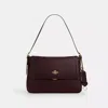 Coach Etta Flap Bag In Brown
