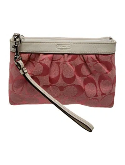Pre-owned Coach Evening Bag In Pink