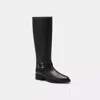 Coach Extended Calf Riding Boot In Black