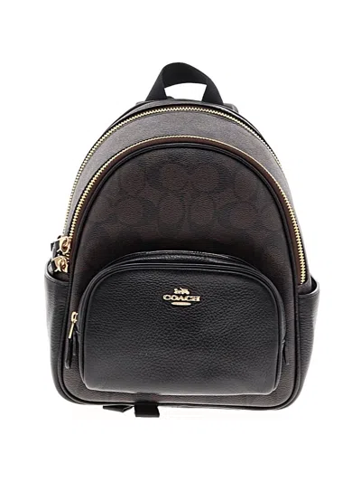 Pre-owned Coach Factory Backpack In Brown