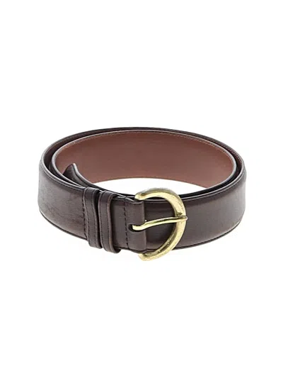 Pre-owned Coach Factory Leather Belt In Brown