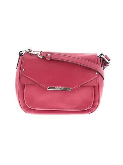 Pre-owned Coach Factory Leather Crossbody Bag In Red