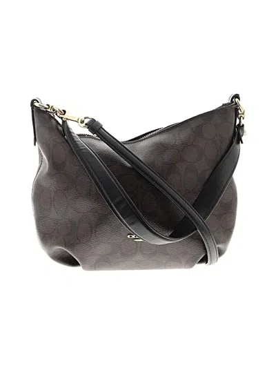 Pre-owned Coach Factory Leather Satchel In Brown