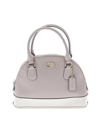 Pre-owned Coach Factory Leather Shoulder Bag In Purple