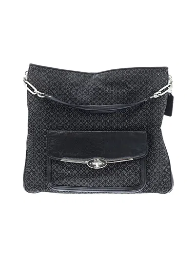 Pre-owned Coach Factory Leather Tote Bag In Black