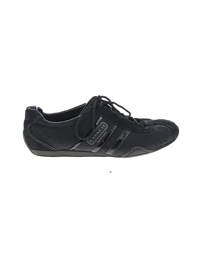 Pre-owned Coach Factory Sneakers In Black