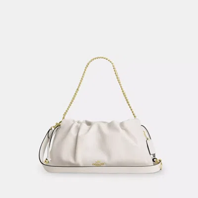 Coach Faye Large Shoulder Bag In White