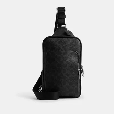 Coach Felix Sling Bag In Signature Canvas In Multi