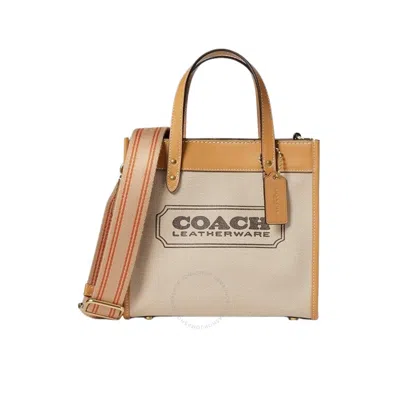 Coach Field 22 Tote Shoulder Bag In Nude