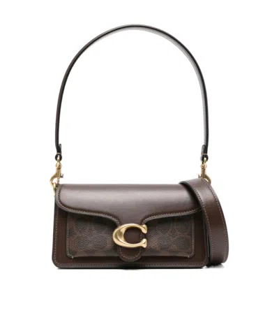 Coach Flap Shoulder Bag In Black