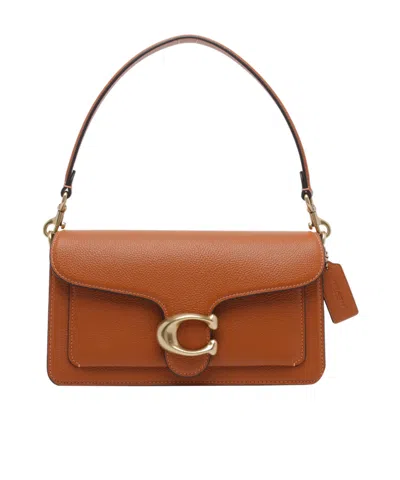Coach Flap Shoulder Bag In Brown